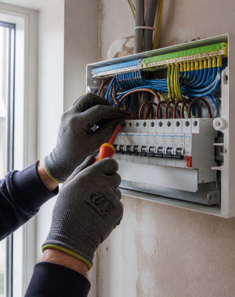 Electricians at work